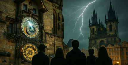 Dárkový poukaz Napínavá úniková hra Magický orloj pro 3-4 hráče
