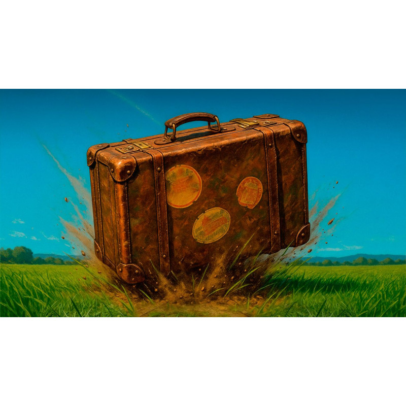 Dárkový poukaz na venkovní únikovou hru Kufr spadlý z nebe – Darujpoukaz.cz