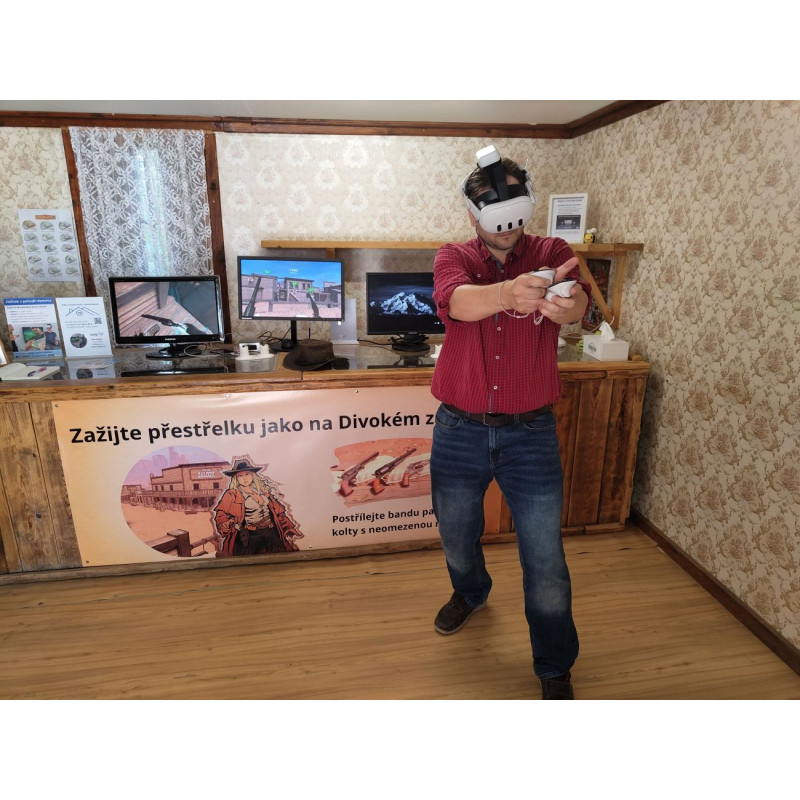 Dárkový poukaz na virtuální realitu ve Westernovém městečku – náhled 2