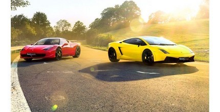Dárkový poukaz na 40 minut adrenalinu ve Ferrari a Lamborghini - 3499 Kč