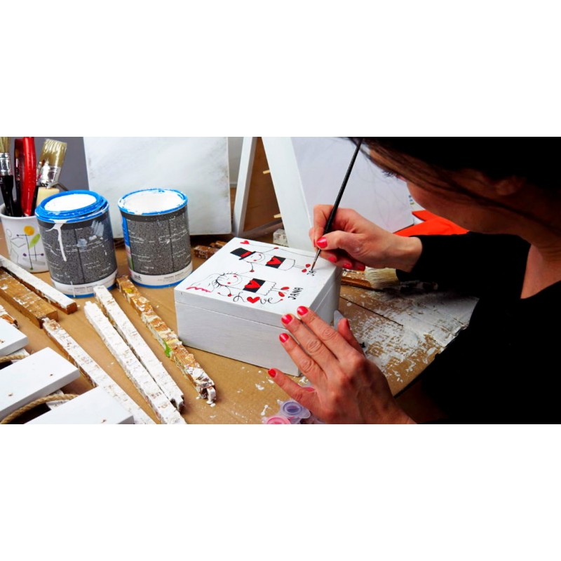 Dárkový poukaz na ručně malovaný svatební dar – náhled 4