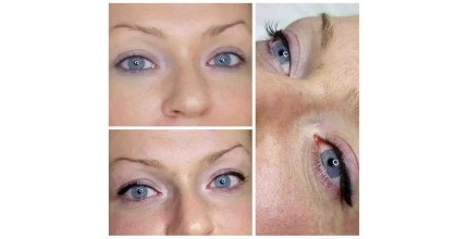 Permanentní make-up horních očních linek