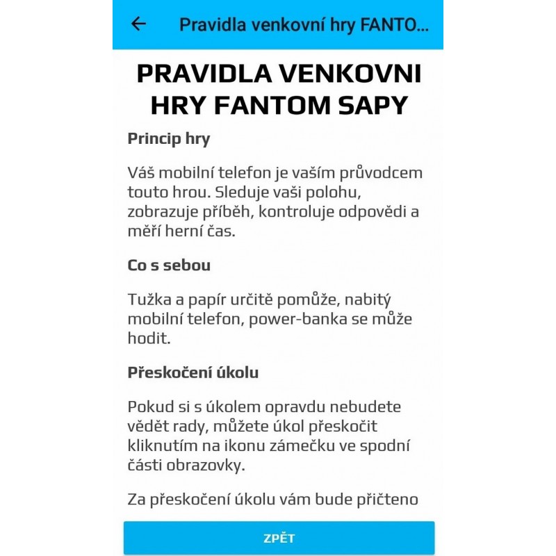 Dárkový poukaz na venkovní hru Fantom Sapy v hodnotě 599 Kč – náhled 5