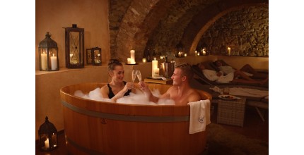 Romantická noc na zámku se saunou a pivní lázní