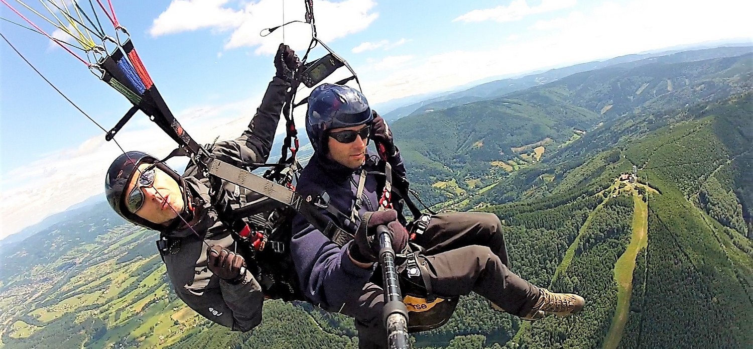 Dárkový poukaz na Tandem paragliding - termický let